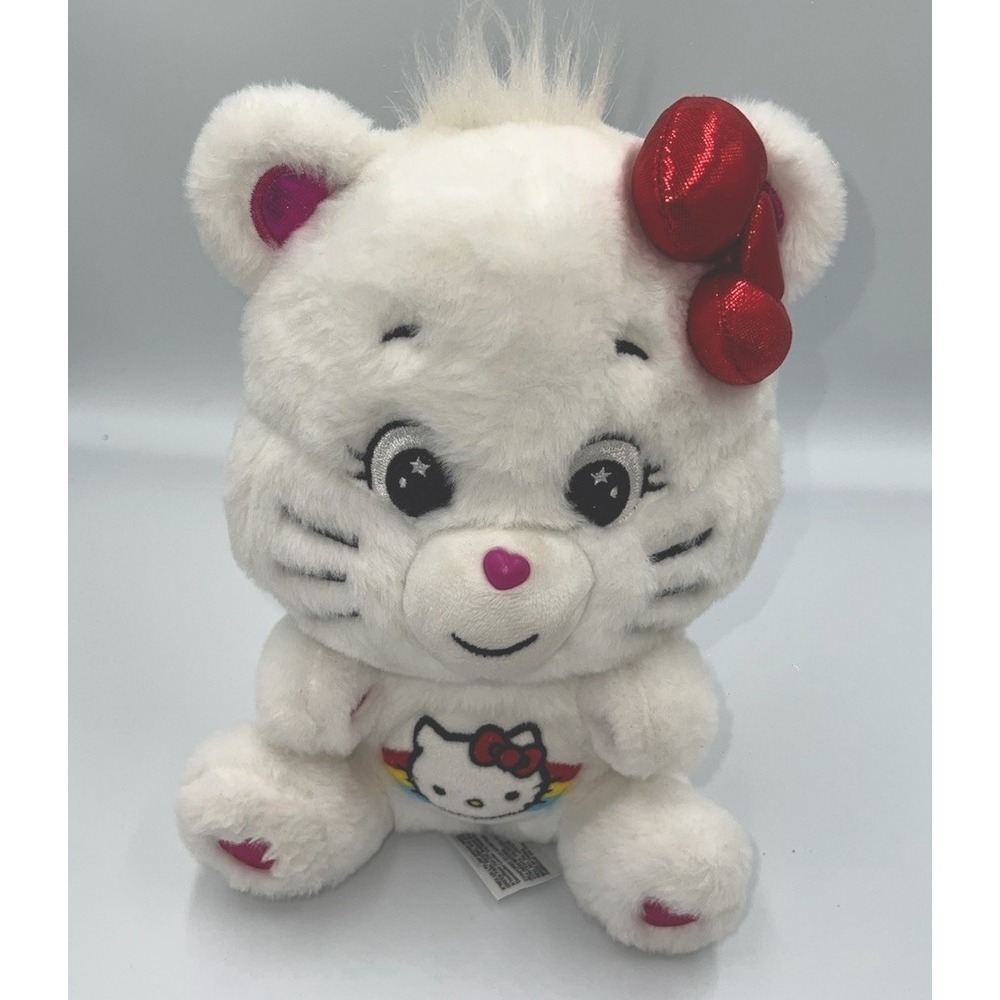 Sanrio Care Bears Hello Kitty loves Cheer plush 10 inch special edition (3-b45)